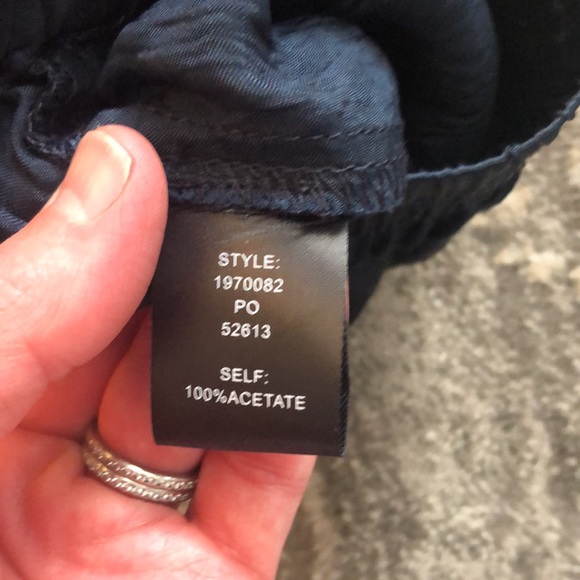 Current Air Blue Crinkle Satin Joggers sz XS. Coord top available too! - Picture 5 of 8